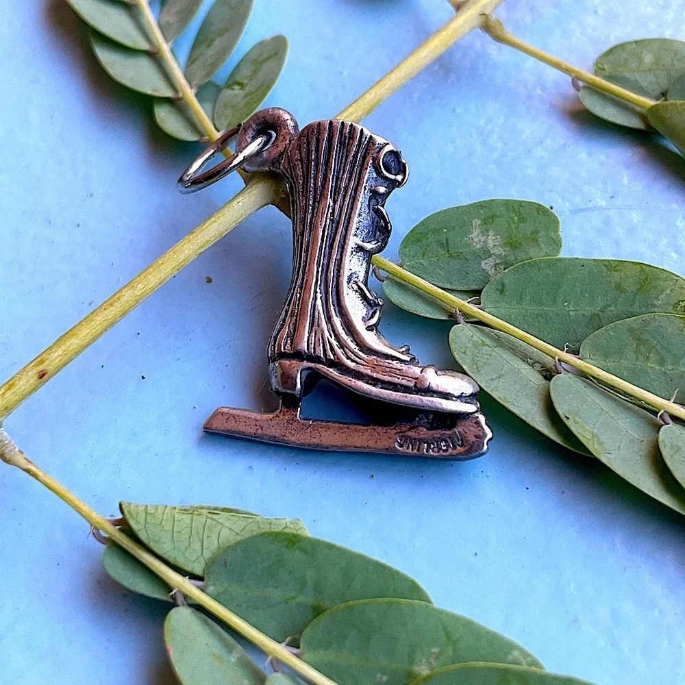 ⛸️ Sterling Silver Ice Skate Charm